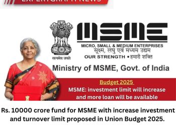 10000 crore fund for MSME with increase investment and turnover limit proposed in Union Budget 2025.