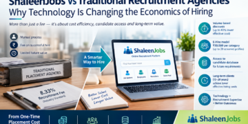 ShaleenJobs vs Traditional Recruitment Agencies: Why Technology Is Changing the Economics of Hiring